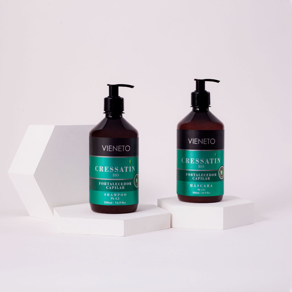 Kit Fortalecedor Crescimento Anti-Queda Capilar Cressatin Bio 500ml
