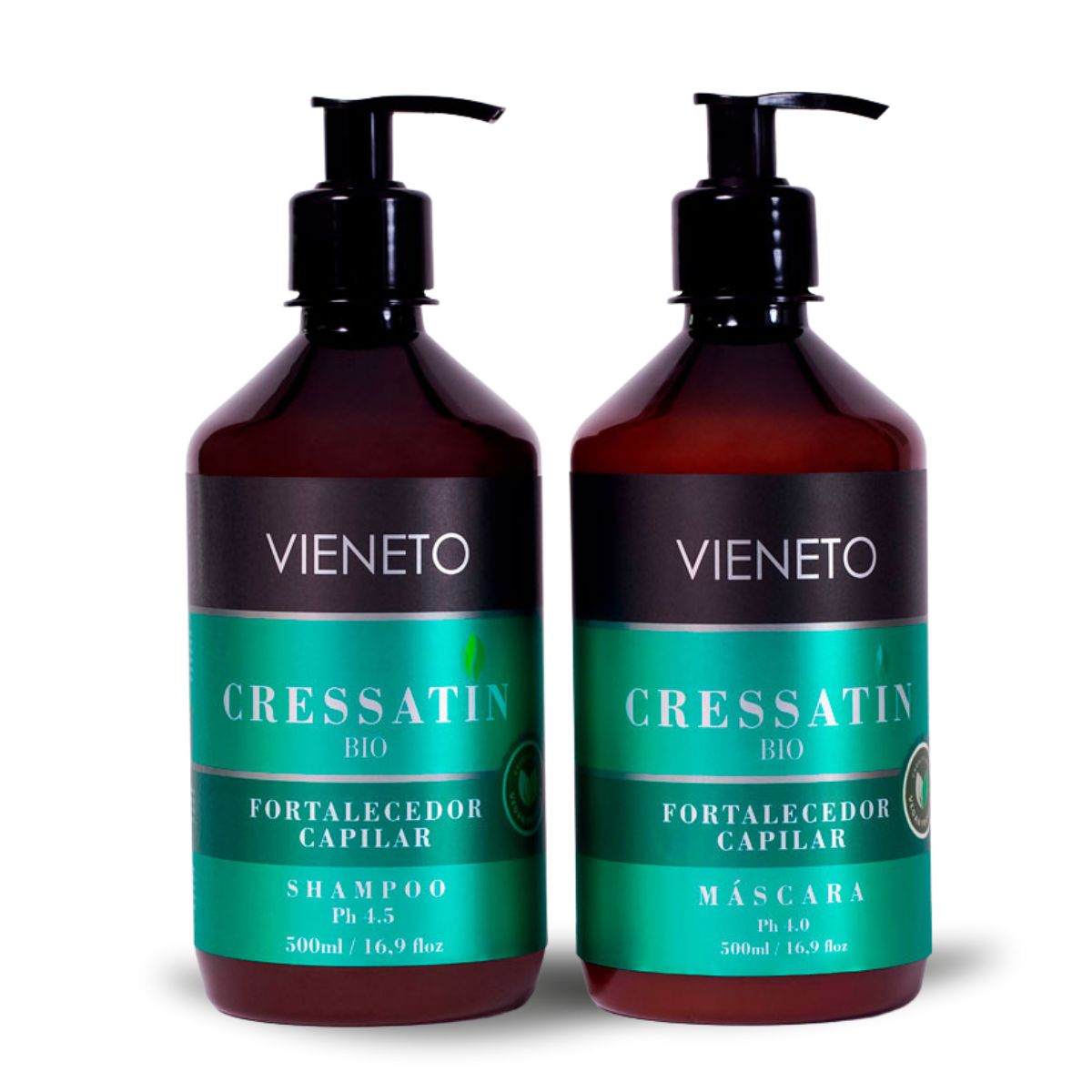 Kit Fortalecedor Crescimento Anti-Queda Cressatin Bio 500ml e Tônico Capilar