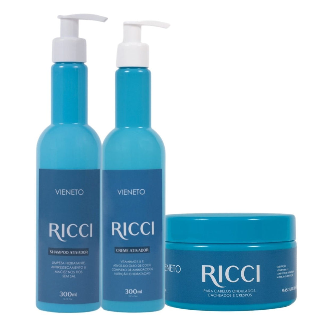 Kit Cachoterapia Hidratante e Formador de Cachos Ricci
