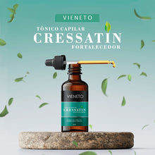 Carregar imagem no visualizador da galeria, Kit Fortalecedor Crescimento Anti-Queda Cressatin Bio 500ml e Tônico Capilar