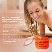 Carregar imagem no visualizador da galeria, Máscara Manutenção Pós Química Restaurador Versátile -300g
